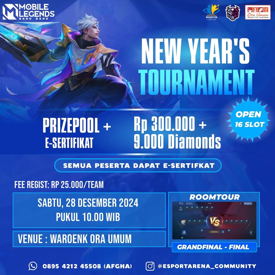 Poster New Year’s Tournament (MSL)