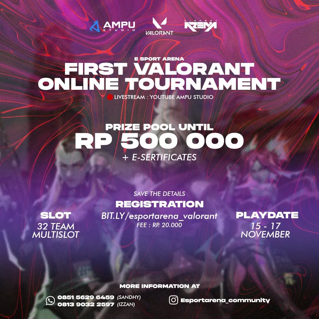 Poster Valorant Community Cup