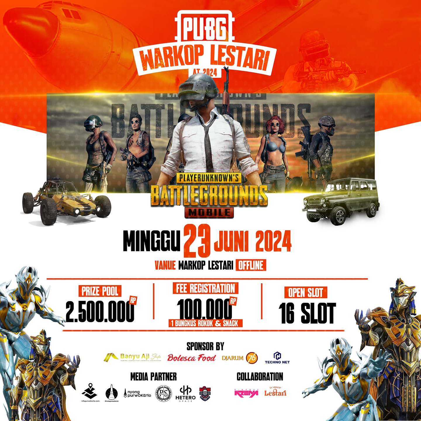 Poster Tournament PUBG Warkop